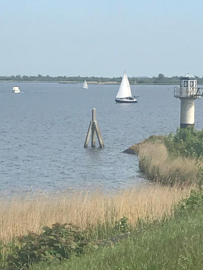 Bellemare Bungalow Lauwersmeer Mit Ueberdachte Veranda Und Eingezaeuntem Garten Anjum Luaran gambar